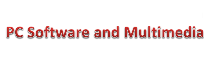PC Software and Multimedia Notes PDF Download