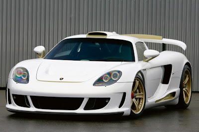 porsche-carrera-gt-mirage-gt-white-gold-edition-front