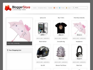 Blogger Store Blogger Template