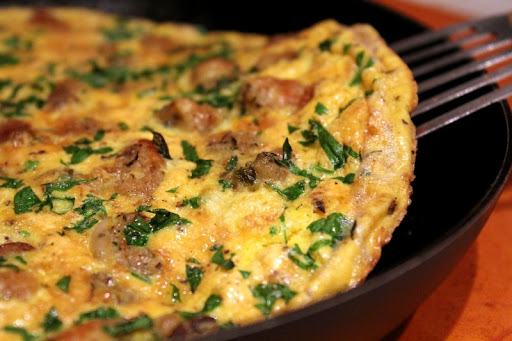 Leftover Stuffing Frittata