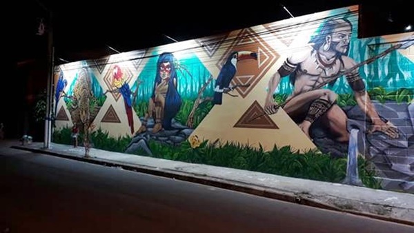 Empresa faz obra de grafite em muro para incentivar conscientização ambiental em Campos