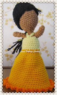 photo of crochet amigurumi, crochet doll