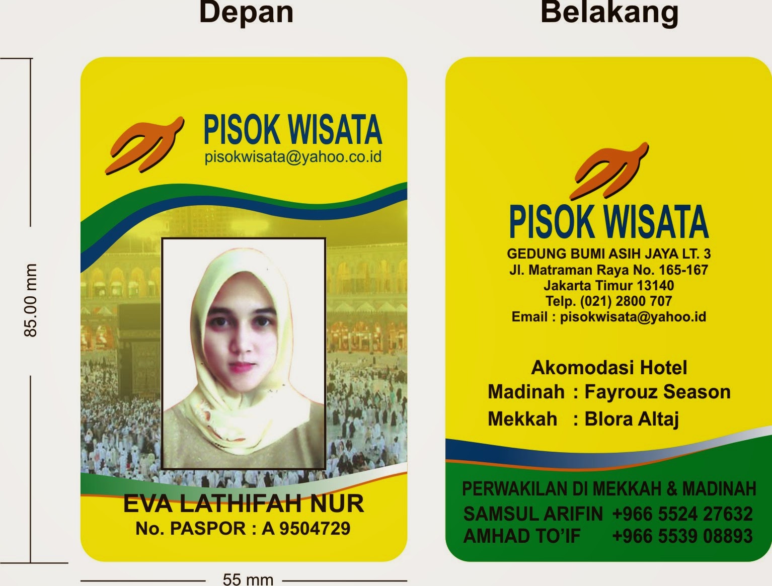 Cetak ID Card Cepat - Desain Grafis, Digital Printing 