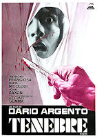 affiche du film TENEBRES (TENEBRE) de Dario Argento