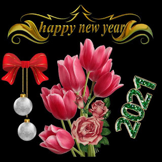 happy new year 2021 card