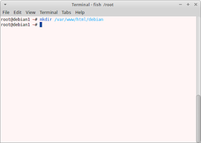 mkdir /var/www/html/debian