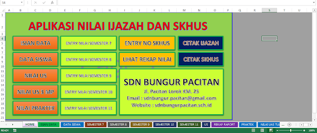 Download Aplikasi Gratis Pengolahan Nilai SKHUS dan Ijazah