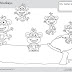 Top 5 Little Monkeys Coloring Page