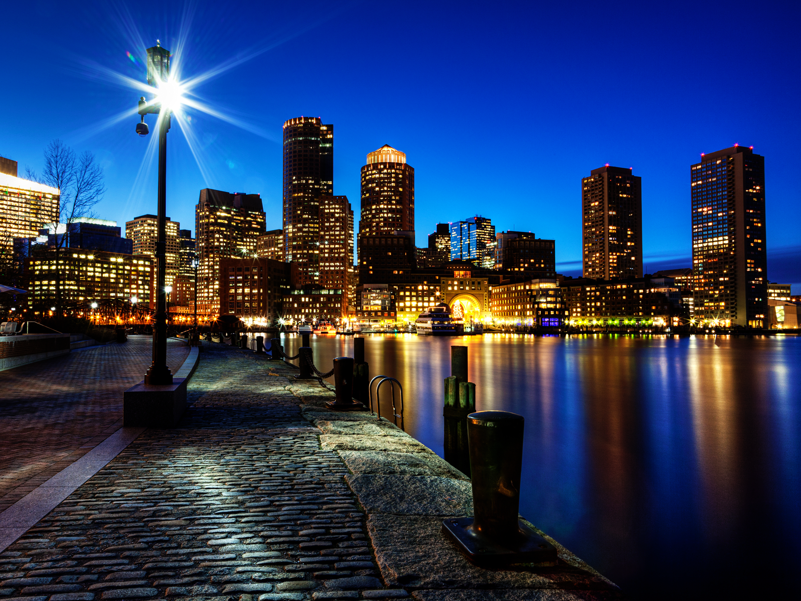 Boston Night Skyline wallpaper – Conservatives See a Future America ...