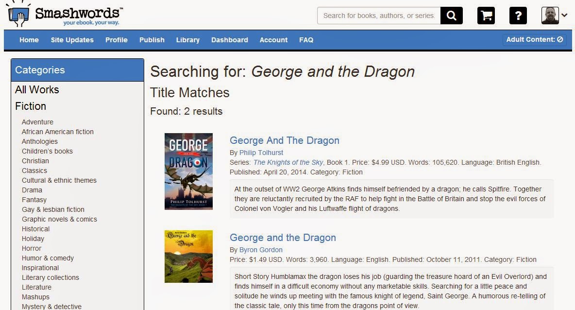  George and the Dragon on Smashwords