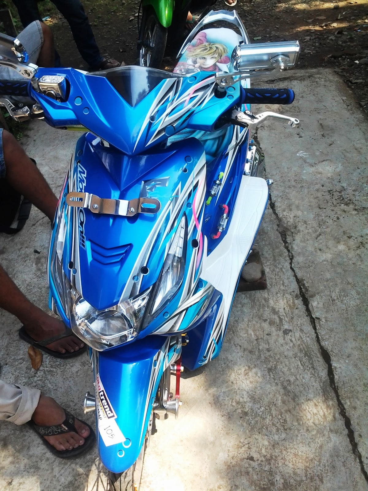 Koleksi Foto Modifikasi Honda Beat Air Brush Terlengkap Gubuk