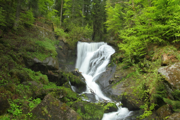 Silky Triberger Falls of Triberg, Germany