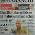 Habari Zilizopo Katika Magazeti ya Leo Jumatano ya March 1