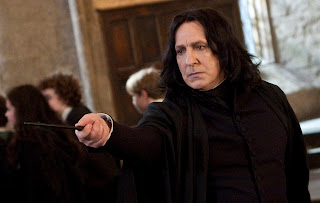 Alan Rickman i rollen som professor Snape i Harry Potter filmene