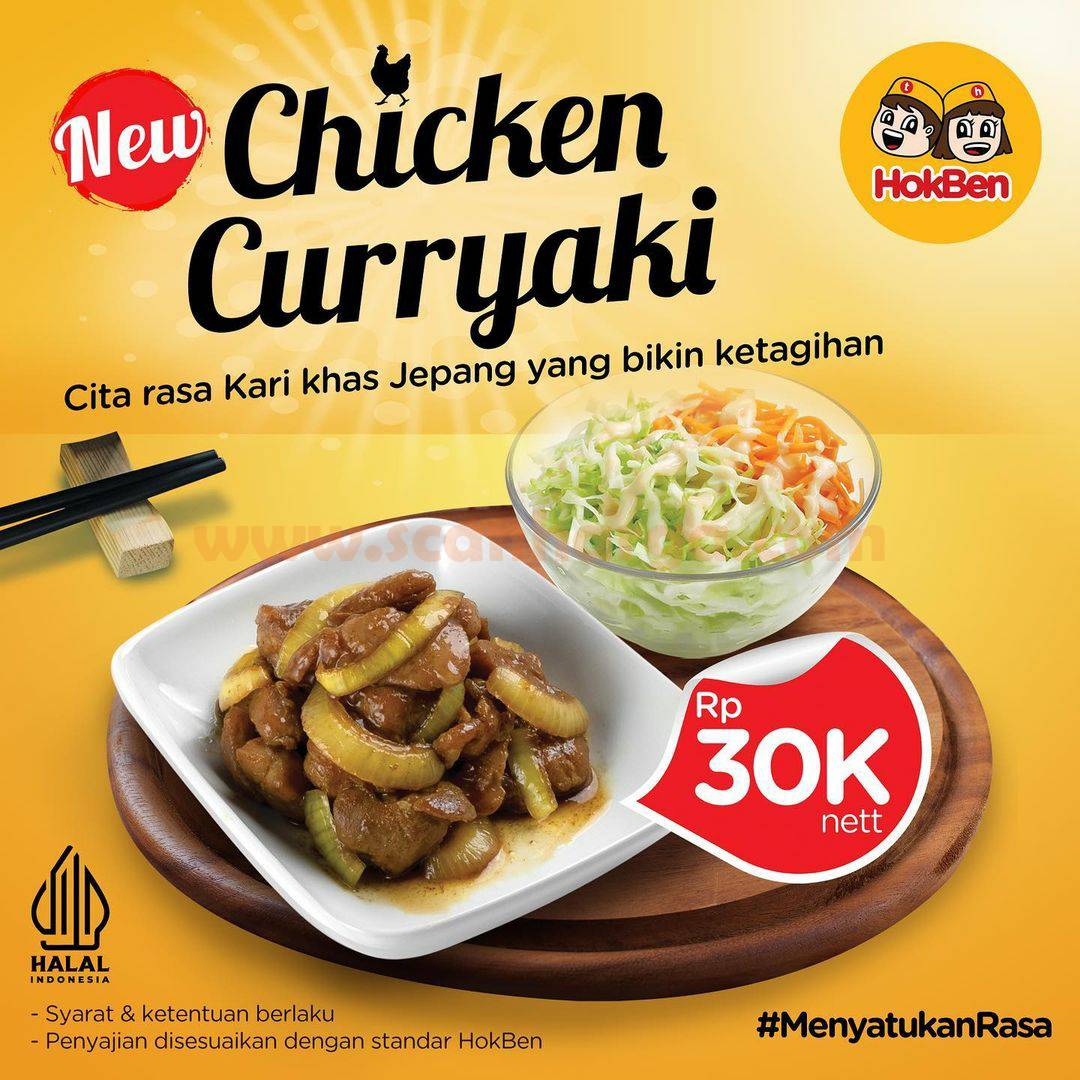 HOKBEN Chicken Curryaki – Harga Spesial cuma Rp. 30RB