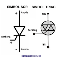 simbol scr dan triac