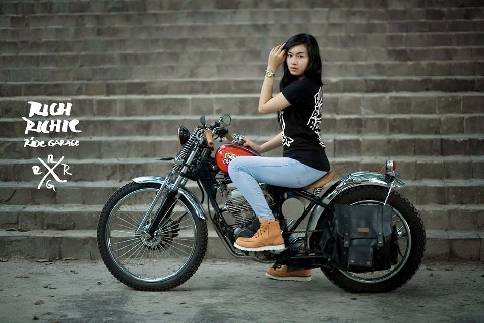 Modifikasi Motor Keren Ala Custom Bike Asal Solo