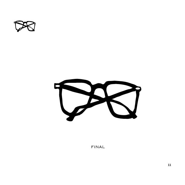 glasses icon. GLASSES ICON BOOK