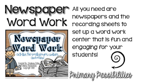 https://www.teacherspayteachers.com/Product/Newspaper-Word-Work-Activities-845442