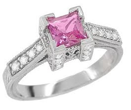 Pink Diamond Engagement Rings