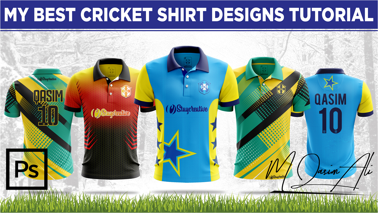Download My Best Cricket Shirt Design Tutorial In Photoshop Cc 2020 By M Qasim Ali M Qasim Ali Sports Templates For Photoshop