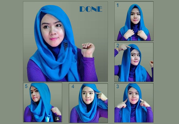 101 Cara Memakai Hijab Segi Empat Untuk Seharihari Praktis Mudah  Gaya Modern  Tutorial Hijab 