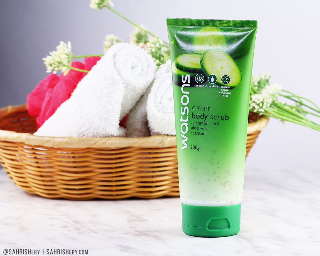 Watsons Gel Body Scrub Cucumber & Aloe Vera - Review