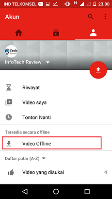 Cara Menonton Video YouTube Offline Tanpa Koneksi Internet di HP Android