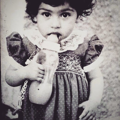 Mina El Hammani childhood photo 1