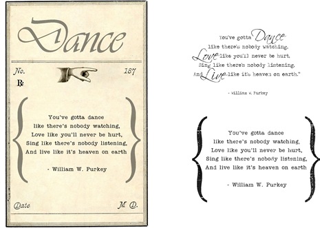 I hope you dance