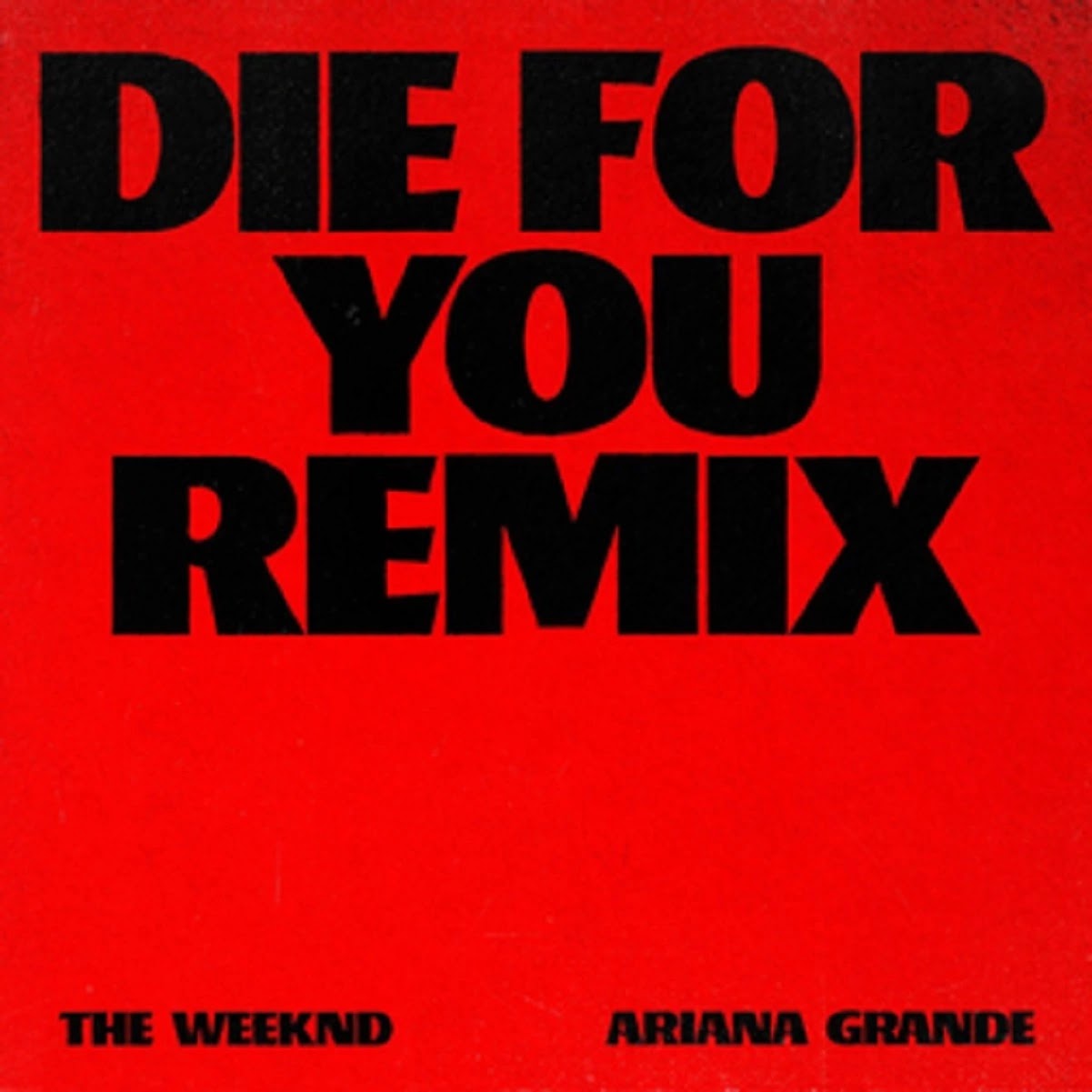 The Weeknd, Ariana Grande Die For You Mp3 Ringtone Download Cover Art