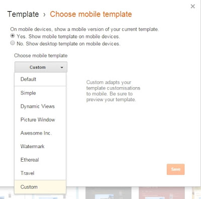 Setting tampilan responsive CTR Booster Blogger Template (High CTR)