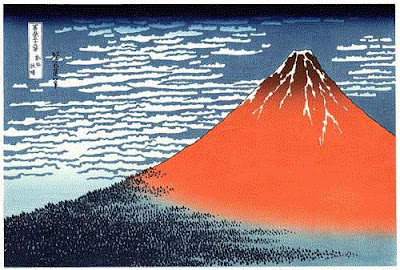 Estampe de Hokusai