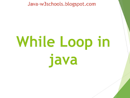 Java While Loop - While loop Example Programs, Nested While Loop Examples