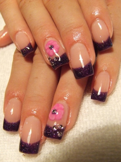 Colorful French Nail Art Designs 2011 Make Up Tips - Nail Art - Hair 