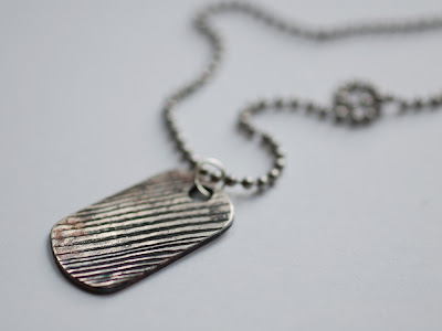 dog tag necklaces for men. My wood grain dog tag necklace