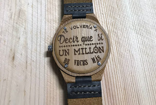 Reloj de madera personalizado