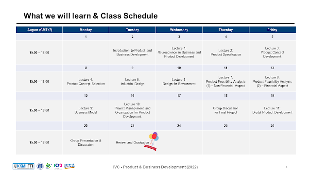 International Virtual Course on Product and Business Development