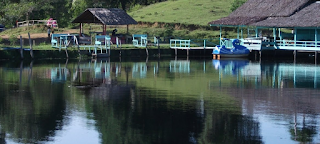 Wisata danau Geunang Geudong Aceh Barat Indonesia