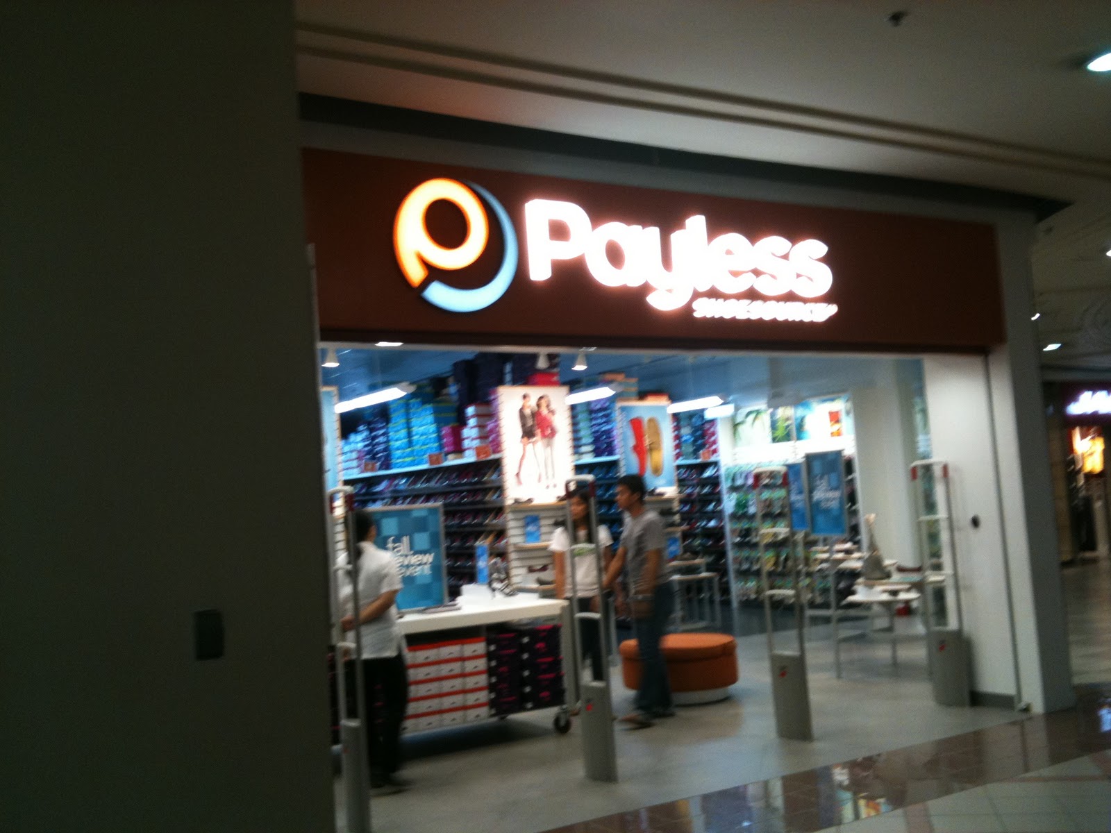 Payless Shoe Store is located near Shopwise inside the mall.