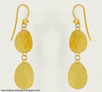 Pure Gold Earrings Designs For Girls