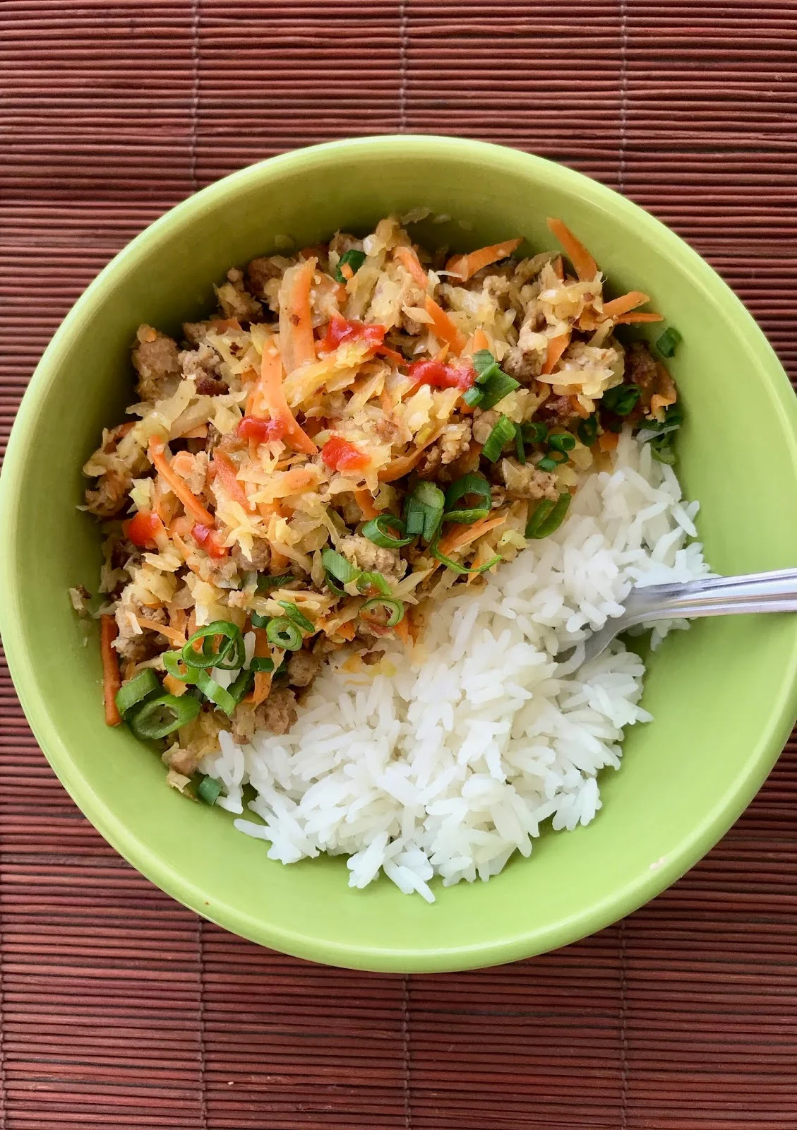 Pork Egg Roll Bowls