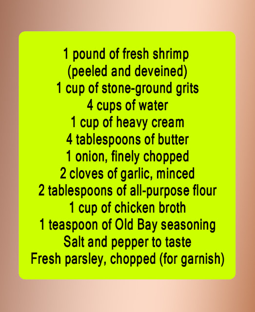 Shrimp and Grits Recipe with Gravy