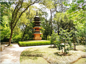 Pagoda en el Fort Worth Japanese Garden