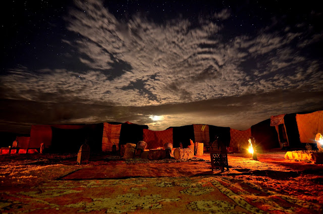 Dunas de Erg Chegaga. Marruecos. Desierto del Sahara.