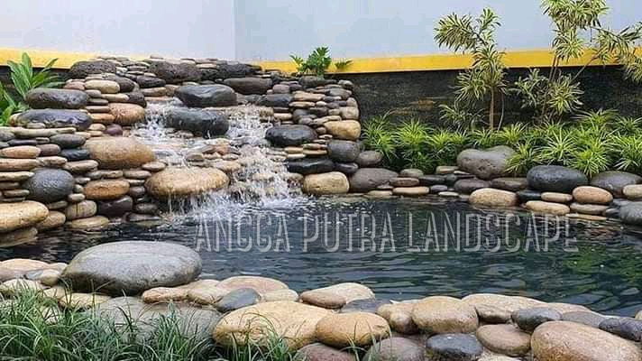 Jasa pembuatan kolam tebing | kolam ikan koi | relief,air terjun kediri