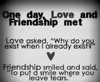 One day Love met Friendship