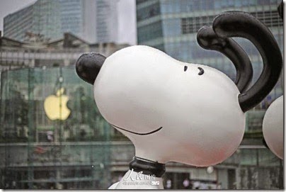 Snoopy at Pearl Square , IFC Mall, LuJiaZui, Shanghai 史努比。上海 11