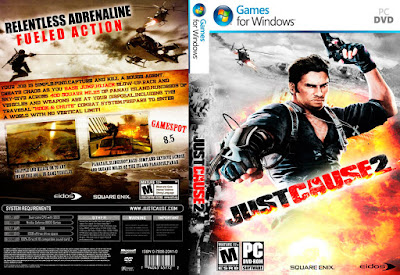 Jogo Just Cause 2 PC DVD Capa