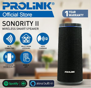 Prolink Wireless Smart Speaker - SONORiTY ll - PSB8602E (Alexa built-in)